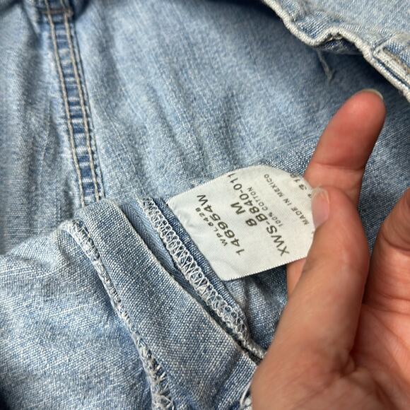 Vintage Riders Light Wash High Waisted Shorts HiRise Casual Everyday Summer - Picture 4 of 8